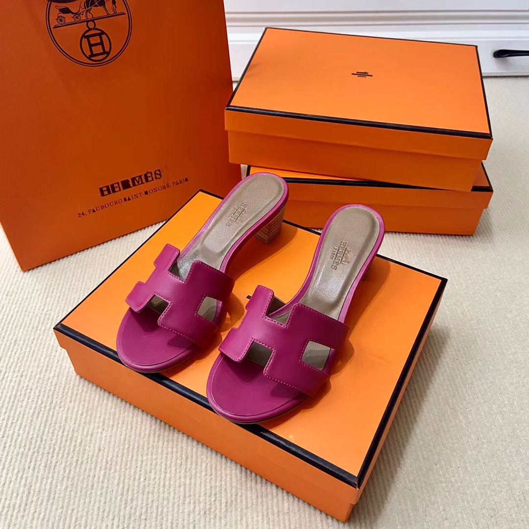 에르메스 올수공 오아시스 슬리퍼 샌들 스위프트 35